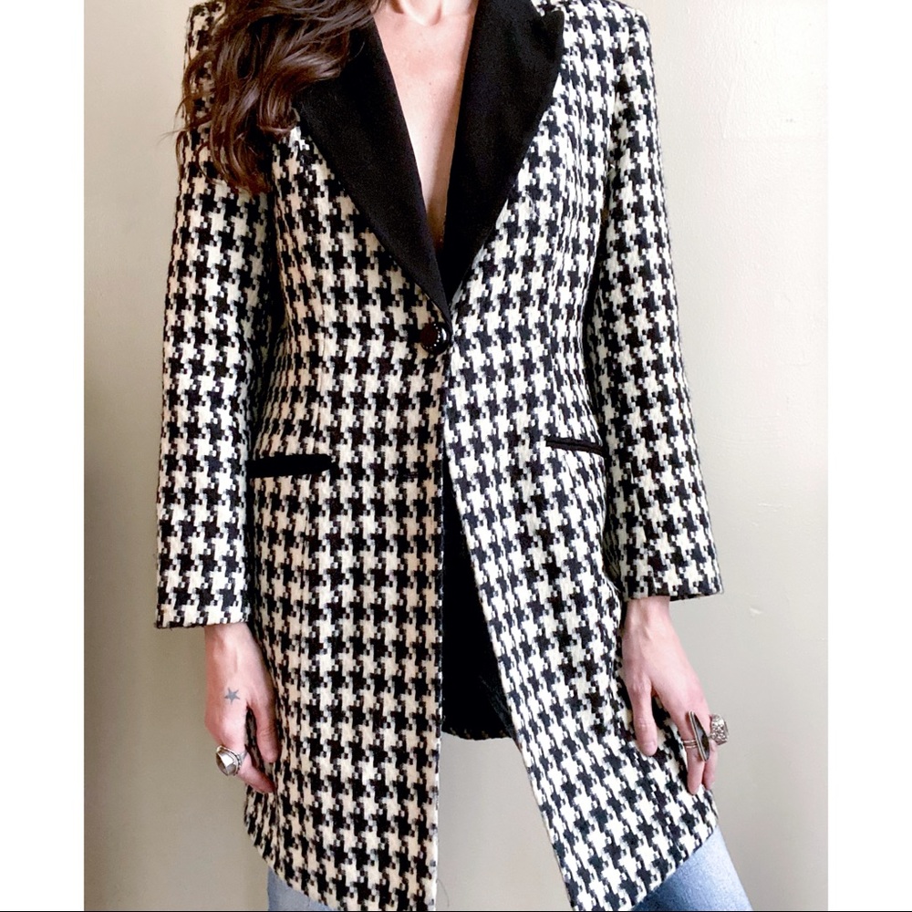 Vintage houndstooth jacket